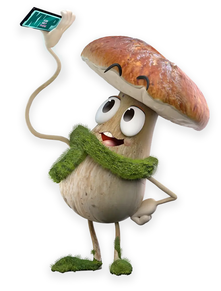 Bello the Mushroom and Kids Help Phone