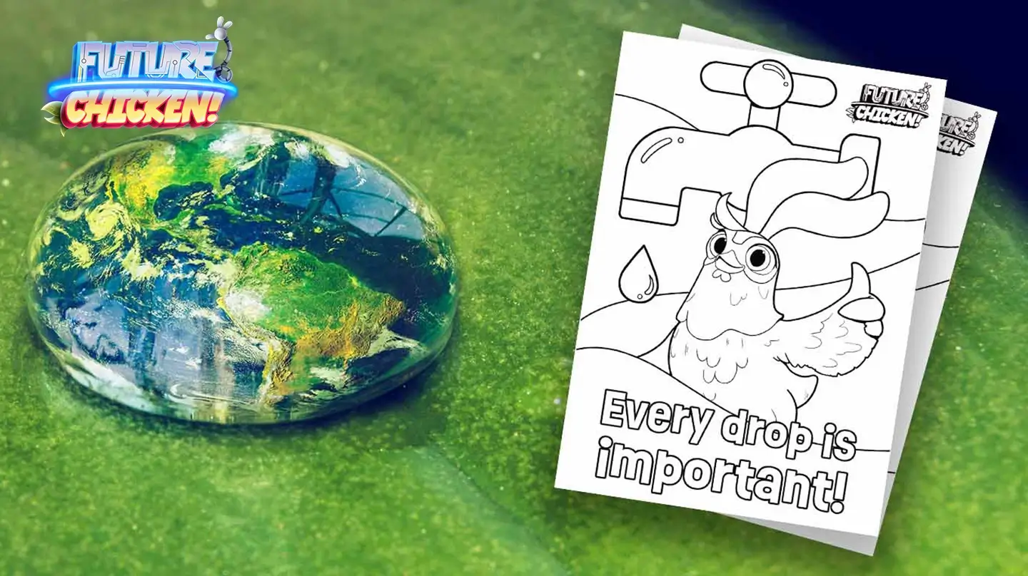 Colouring Page Every Drop is Important