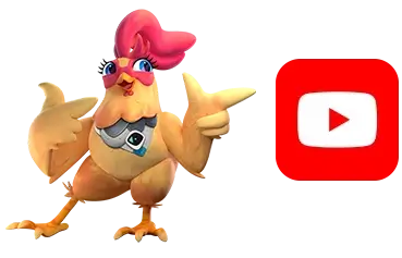 Future Chicken with YouTube Logo